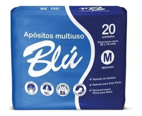 Aposito Multiuso Blu Talla M X20 Unidades