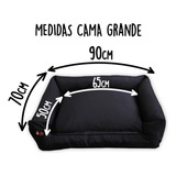 Cama Para Perro Acolchada, Forro 100% Impermeable, Grande 