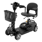 Silla De Ruedas Scooter Electrico Medico Onof Para Adulto Color Negro