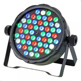 Refletor Canhão Led Par 64 Rgbw 54 Leds De 3w Dmx Strobo 110v/220v (bivolt)