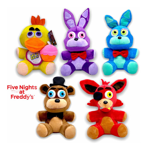 Set Peluches Five Nights And Freddys Fazbear 5 Modelos