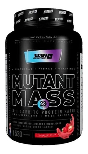 Mutant Mass 1,5kg Star Nutrition Ganador Peso Oxido Carbo