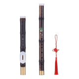 Flauta Traversa Bawu De Bambú Natural Desmontable Color 1