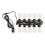 Set Serie Extensión De Luces Led 10 Focos Vintage 8.5m