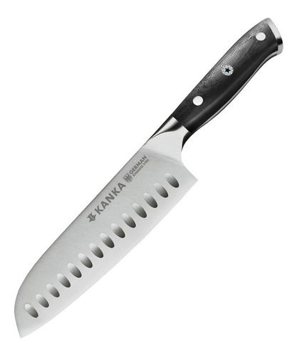 Kanka - Cuchillo Santoku 18cm Acero Inox. Alemán Mango G10