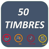 Paquete 50 Timbres Aspel Sellado Cfdi (sae,noi,facture,caja)