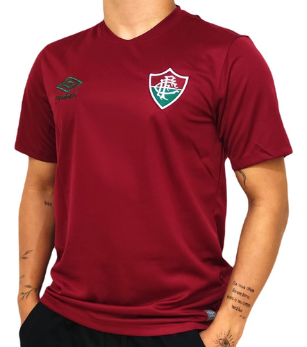 Camisa Fluminense Umbro Basic Bordo Oficial