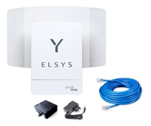 Elsys Amplimax 4g Internet E Telefone Rural + Rolo 20m Cabo