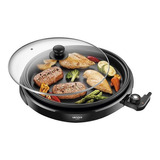 Panela Elétrica Grill Multifuncional Gourmet 110v Portátil