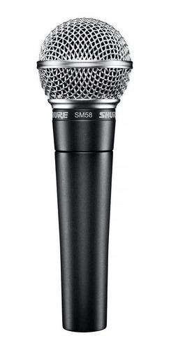 Microfone De Mão Shure Sm58 Lc Cardioide Profissional