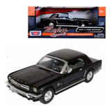 Motormax 1:24 1964 1/2 Ford Mustang Negro Clásico Caja 