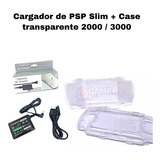 Protector Case Acrilico Psp Slim 2000 / 3000 + Cargador 