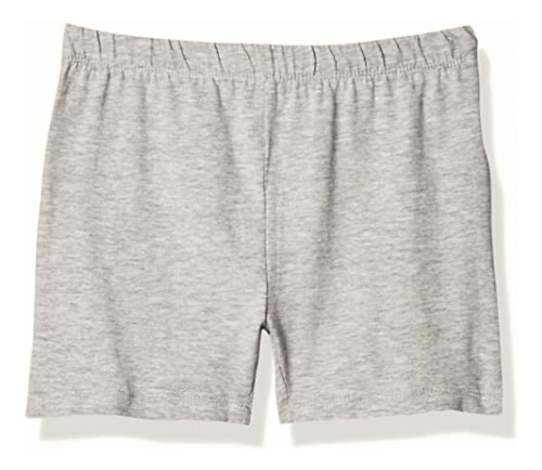 French Toast Pantalones Cortos Para Niñas, Heather Gray, 8