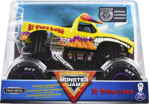 Monster Truck Monster Jam El Toro Loco 1:24 Scale Die-cast
