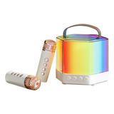 Máquina De Karaoke Karaoke Rgb Light Gifts Color Con Disposi