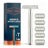 Rastrillo Clásico King C. Gillette + 5 Navajas Para Afeitar