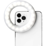 Anillo De Luz Selfie Con Clip Para Celular Brillo Ajustable
