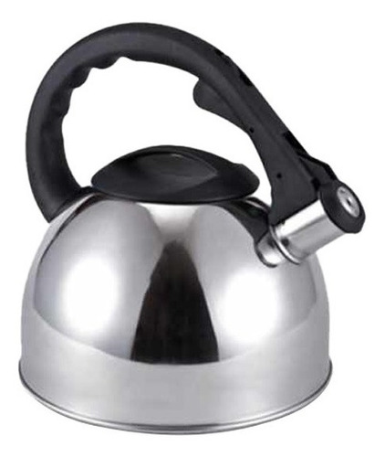 Pava Silbadora De Acero Inoxidable 2,5 Lts Mango Ergonomico