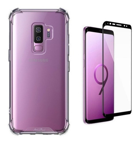 Capinha Capa Anti Impacto Para Galaxy S9 Plus + Pelicula