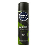 Nivea Men Desodorante Antibacterial, Deep A Black Carbon