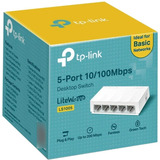 Hub Switch Tp-link 5 Portas Ls1005 10/100 Fast  Ethernet