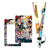 Porta Identificación Carnet Y Lanyard My Hero Academia Anime