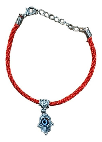 Pulsera De Protección Mano De Fatima Con Ojo Turco Azul