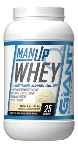 Giant Man Up Whey Protein | Creatina + Potenciador Testo 2lb Sabor Vainilla