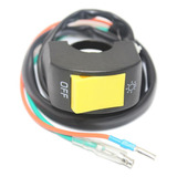 Motocicleta Atv /8 Manillar Led Interruptor De