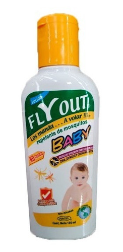 Fly Out Para Bebé Repelente De Mosquitos Ecológico 130ml