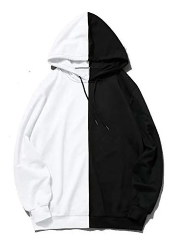 Buzo Canguro Capucha Unisex Bicolor Hoodie Camperas