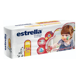 Pañales Estrella Baby Xxg X 34un Hiper Pack 