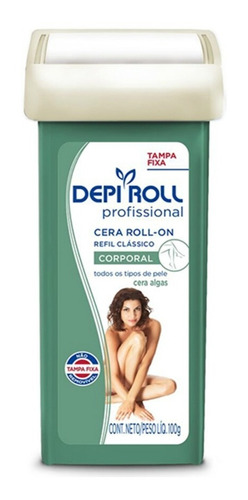 Cera Depilatória Depi Roll Algas Refil 100g