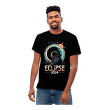 Playera Eclipse Solar 2024 Luna Diseño 06 Playeras Beloma