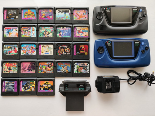 Consola Sega Game Gear Portable Azul + 2juegos Originales