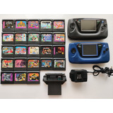 Consola Sega Game Gear Portable Azul + 2juegos Originales