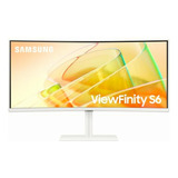 Samsung Monitor 34  Thunderbolt Curvo High Resolution White