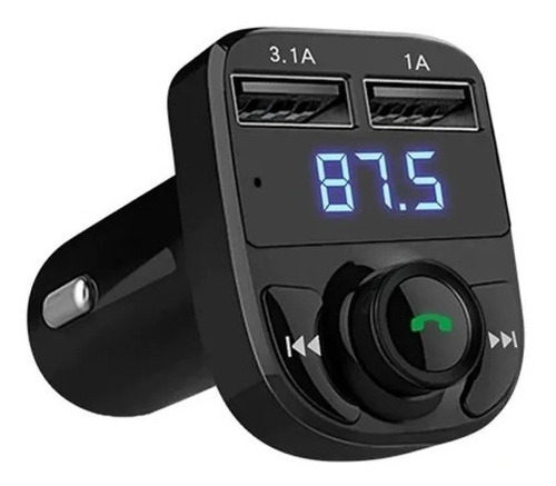 Transmisor Fm Para Carro Bluetooth X8 Modulador Fm Usb Carga