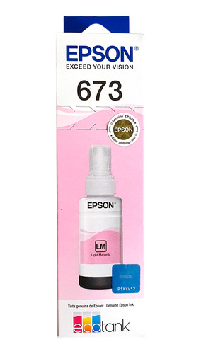 Tinta Epson T673 Magenta Claro L800/l805/l810/l850/l1800