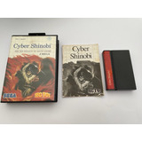 Master System : Cyber Shinobi Tectoy Completo Caixa E Manual