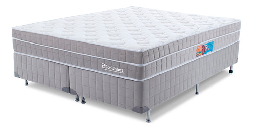 Cama Box Com Colchão King Premium Molas Ensacadas Com Espuma D33 Astronasa 193x203cm Bf Colchões