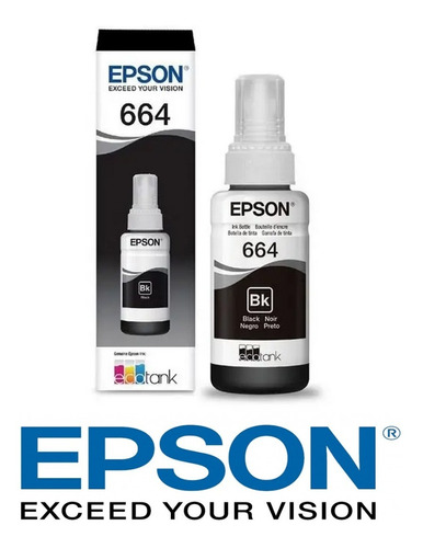 Tinta Epson T664120al T664120 T664 L455 L396 L375 L395 L365 