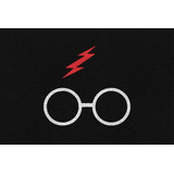 Tapete Capacho Geek Harry Potter Cicatriz 60x40 Divertido Ap