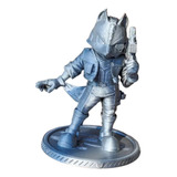 Fox Mccloud (star Fox) De 10cm De Altura Color Plata