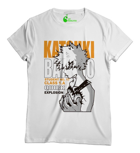 Playera Katsuki Bakugo Hero Academi