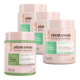 Kit Hidramais 3 Cremes Esfoliantes 1kg + Gel Esfoliante 1kg