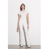 Jean Oxford St Marie Button White Temporada 2024