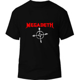 Camiseta Megadeth Metal Rock Tv Tienda Urbanoz