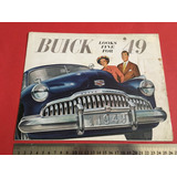 Automóvil Buick 49 Antiguo Afiche Publicidad Manual Usa Rma