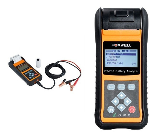 Analizador De Bateria Automotriz Fox-bt780 Foxwell  